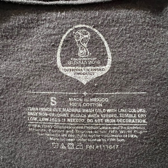 Mexico World Cup Russia 2018 Women’s Tshirt Size Small - Picture 5 of 5